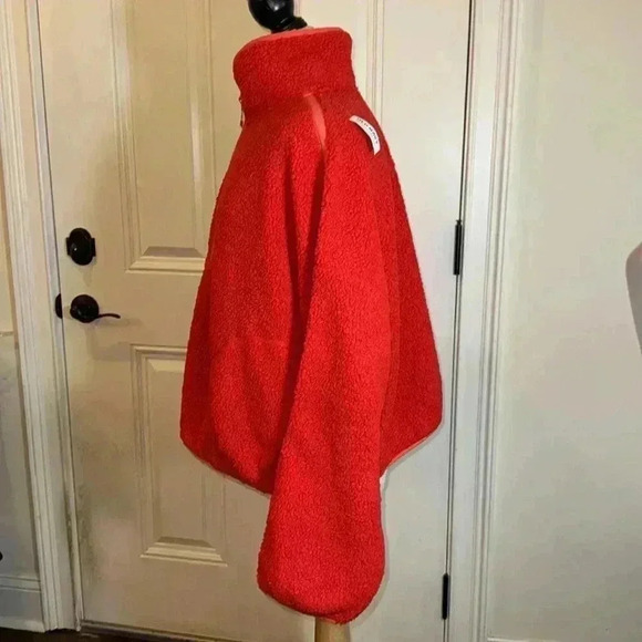 Old Navy Firelight Sherpa Quarter Zip Pullover size 3X, NWT - Picture 3 of 11